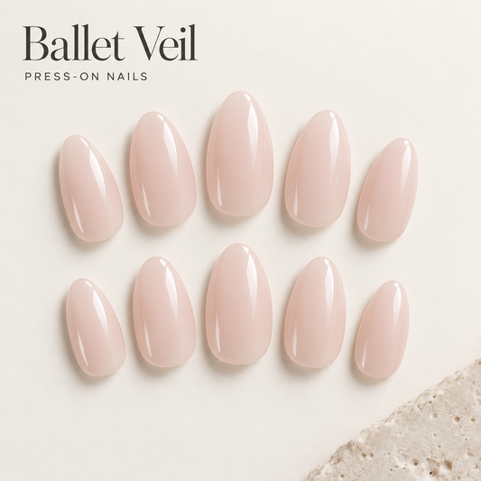 Ballet Veil Press On Nails