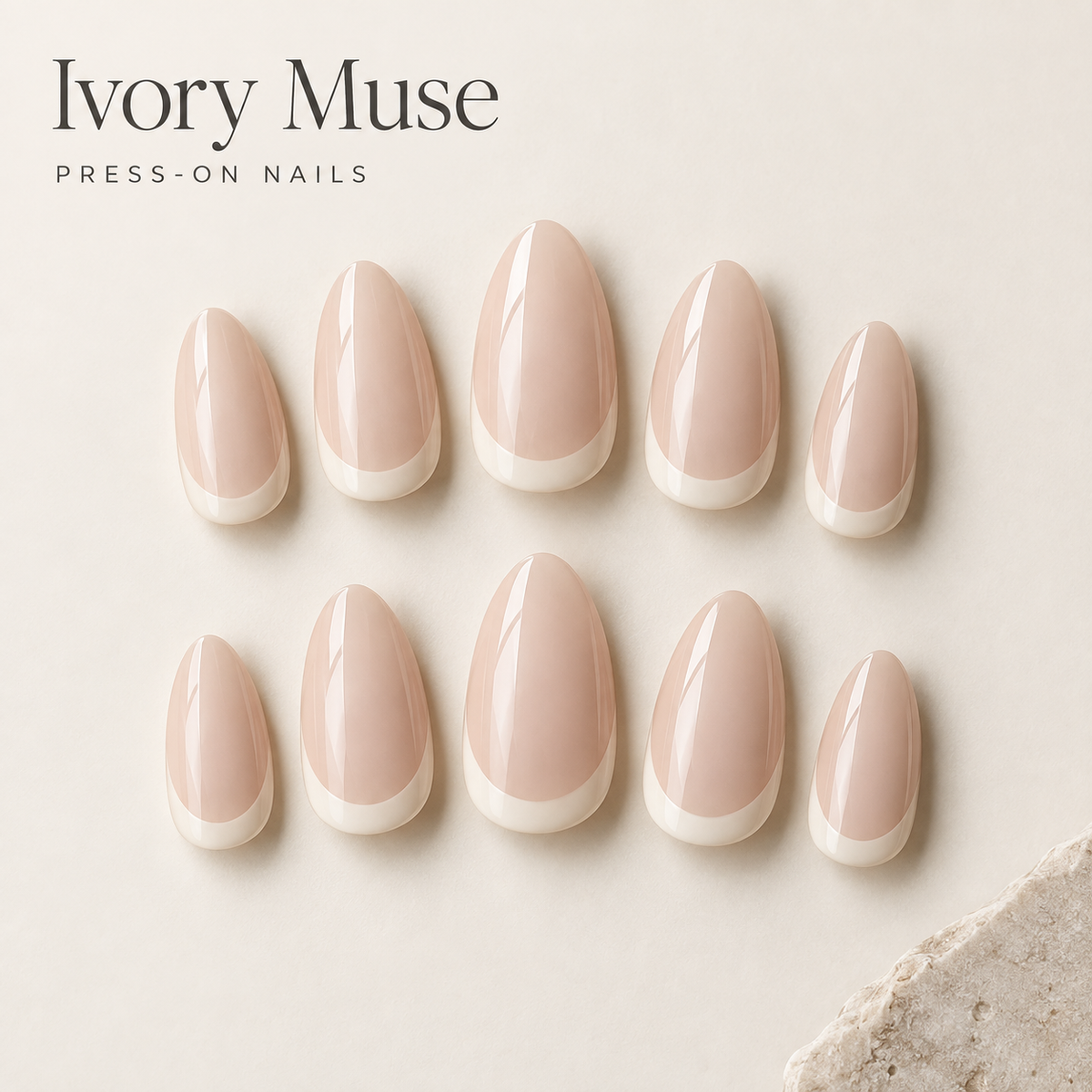 Ivory Muse Press On Nails