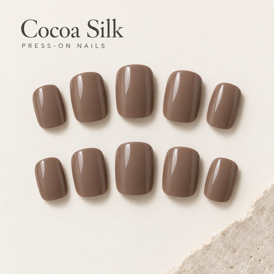 Cocoa Silk Press On Nails